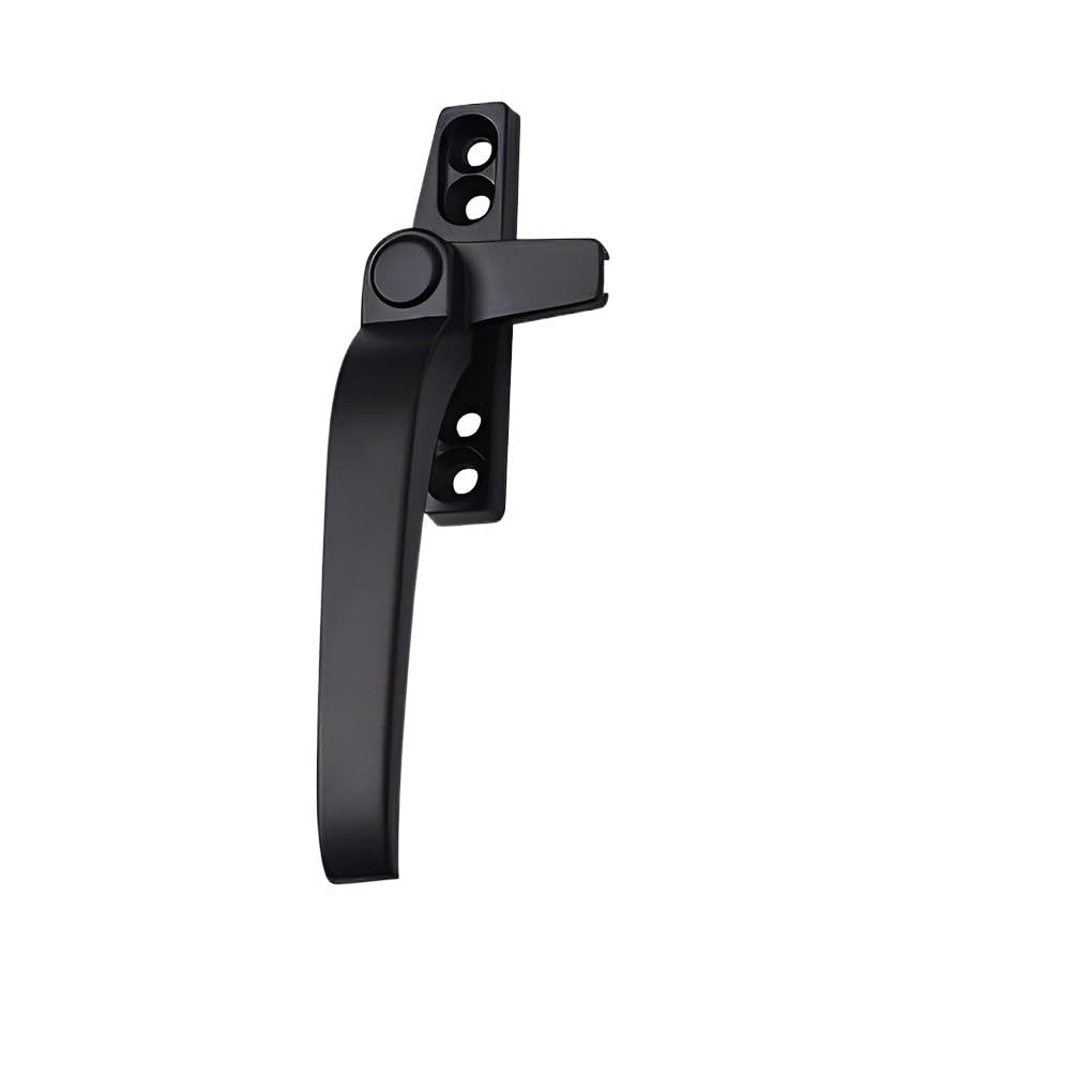 DFHEsdfD Window Handles, Aluminum Alloy Lever Casement Convenience Handily Install Professional Household Accessories(Left Black)