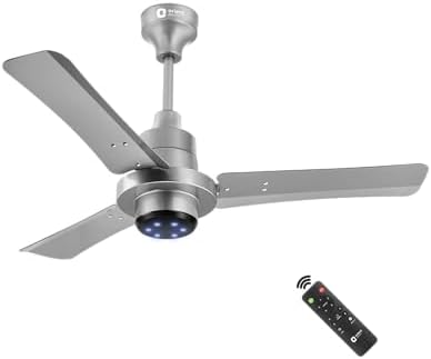 Orient Electric I Tome Pro 900 mm BLDC Ceiling Fan with Remote | BEE 5-star rated Energy Saving Fan | 3-year warranty by Orient | (Space Grey)