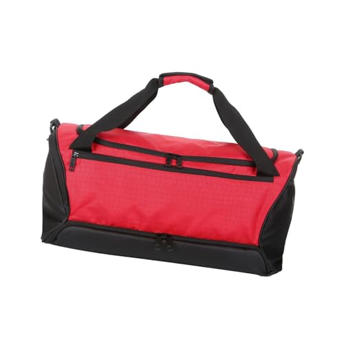 Travel Duffle Bag with Shoe Compartment Sports Gym Bag Multipurpose Large Carry on Overnight Bag Shoulder Bag for Gym Fitness(Red)