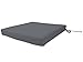 Soleil d'ocre Cojín para Silla capitoné Impermeable 40x40x5 cm Outdoor Antracita