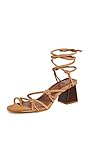 ALOHAS Women's Goldie Sandals, Tan, 5 Medium US