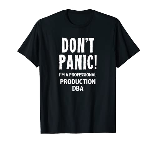 Dba de producción camiseta