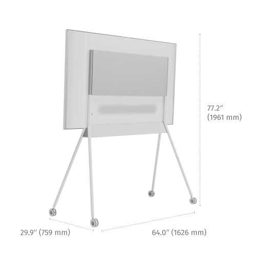 Image of Vibe (75 inch Board+Stand+Camera) S1 4K UHD Smart Board, 75 Inch Digital Whiteboard for Office and Classroom, Electronic Presentation Meeting Device, Interative Touchscreen Display, ChromeOS