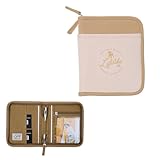 【LIFELIKE公式】ペット健康手帳ケース お薬手帳 犬グッズ ポーチ カード入れ ライフライク (ベージュ)