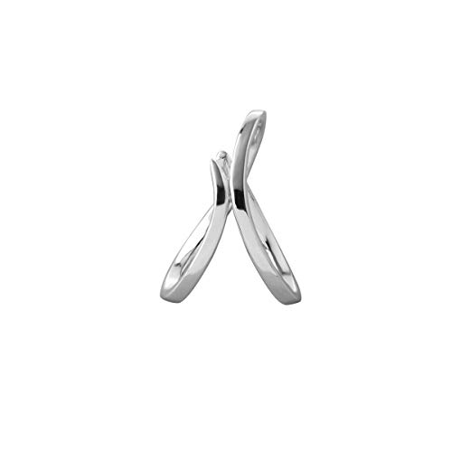 Pendentif abstrait en argent 925, le cadeau d'anniversaire idéal et personnalisable