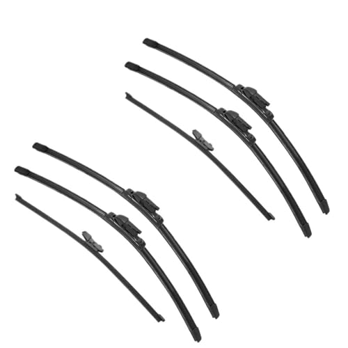 Balais d'essuie-glace en caoutchouc double pour VW Tiguan MK2 2017-2020 essuie-glace avant 6PCS
