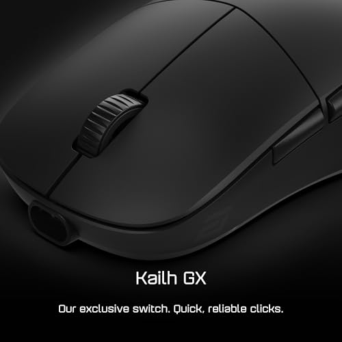 Image of ENDGAME GEAR XM2w 4k Wireless Gaming Mouse - 4000Hz Polling Rate, Kailh GX Switches, PixArt PAW3395 Sensor, Lightweight ~62 g, Black
