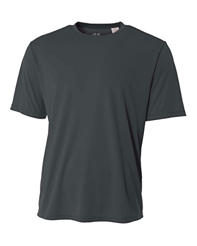 Authentic Sports Shop Graphite Adult Small Short Sleeve Wicking Cool & Comfortable Shirt/Undershirt