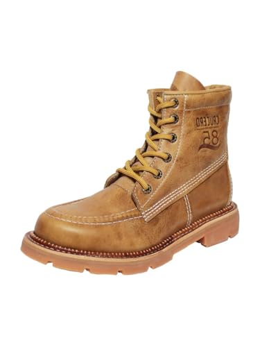 Best Boots for Long Shifts: Comfort & Durability Guide 13 Men’s 360° Welted Leather Work Boot Rustic Brown Acrylonitrile Sole Oil and Slip Resistant Tread Durable Lace Up Ankle Work Boot Long Shift Comfort Industrial Construction Warehouse Shop (Rustic Brown, 7.5, US Footwear Size System, Adult, Men, Numeric, Medium, 7.5)