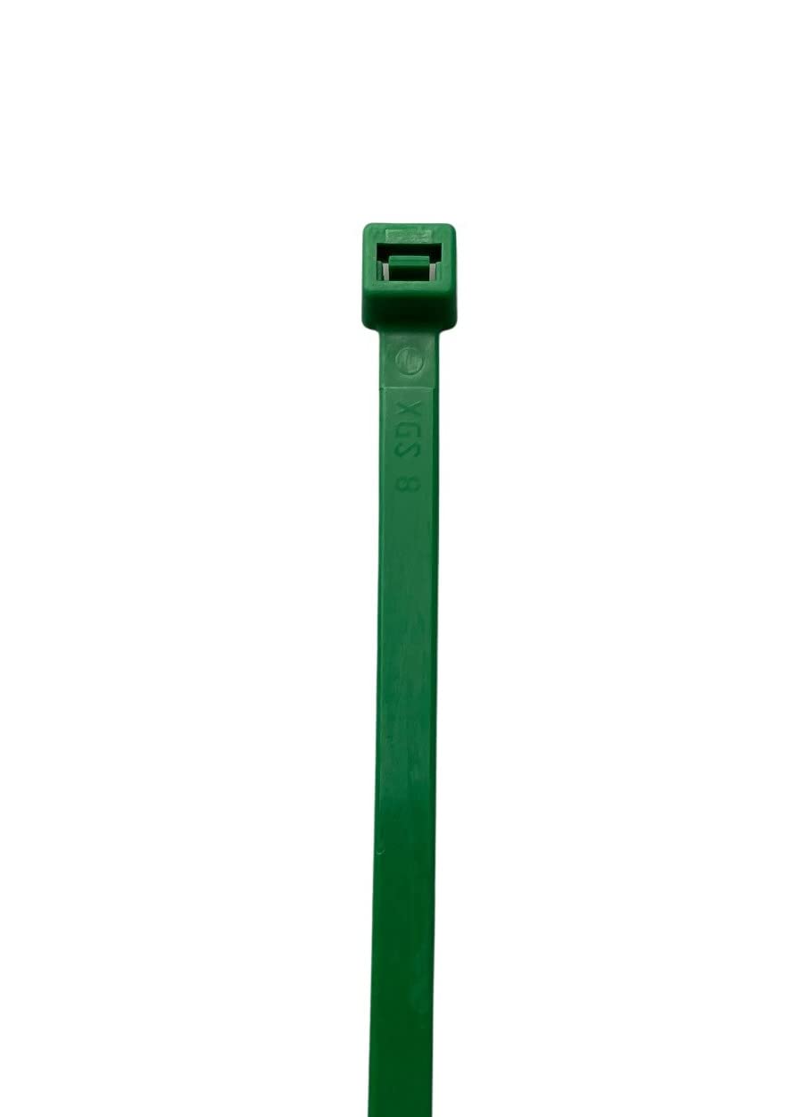On1shelf® Fascette fermacavi, 750 mm x 9 mm, 76 cm di qualità, resistenti e lunghi in nylon (5, verde