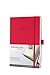 Produktbild SIGEL CO654 Notizbuch, ca. A5, kariert, Hardcover, rot, 194 Seiten, Conceptum - weitere Farben