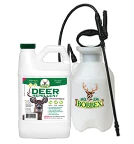 Bobbex Deer Repellent Half Gallon Concentrate and Gallon Pump Sprayer