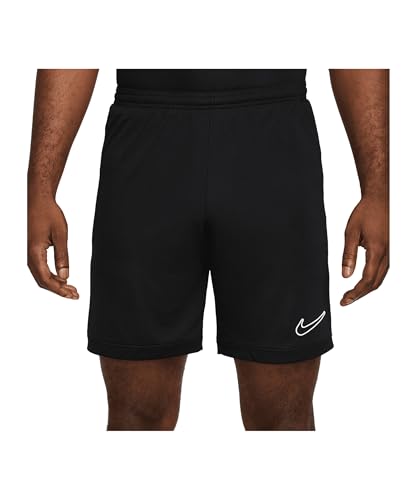 Nike Academy 25 Short De Foot en Maille Nike Dri-Fit pour Homme, Black/Black/White, FZ9776-010, S