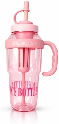 Garrafa Esportiva 1,3 L com Canudo, Copo de Água Grande Capacidad...