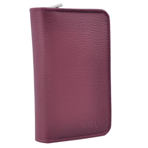 Kit Estojo Bucal de Viagem Sintético Vayly com Zíper e Compartimentos para Higiene Pessoal. (Vinho)