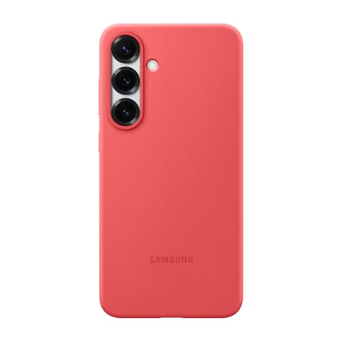 Coque en Silicone pour Samsung Galaxy S25+ Corail
