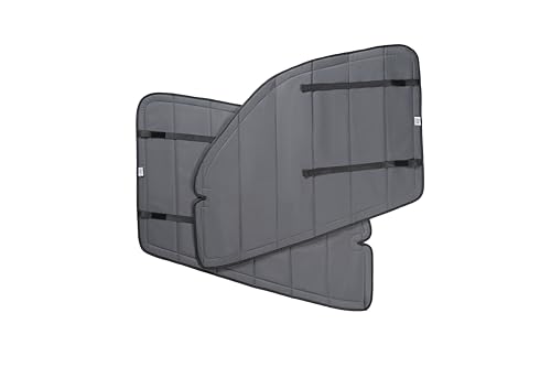 VANLUSIS Magnetic Insulated Front Door Window Covers (Pair) for 2019-2025 Mercedes-Benz Sprinter VS30 Van, Blackout Privacy Sun Shades for Stealth Camping – Dark Gray