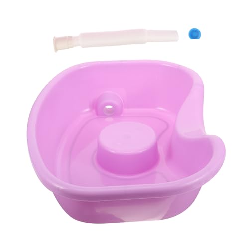 IWOWHERO Large Hair Washing Basin Portable Shampoo Bed for Bedridden Elderly Pregnant Women Plastic Basin for
