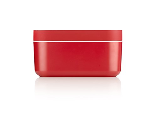Lékué Ice Box con tapa y bandeja, color rojo miniatura 3