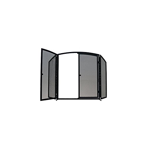 Manor 1769 Gateway Fireguard 3Fld Zwart