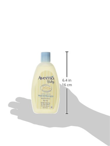 Aveeno Lightly Scented Baby Wash & Shampoo 8 Oz. - Pack Of 6 #TOP1
