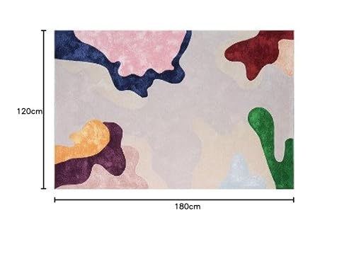 Image of Soft Pure Woolen Modern Collection Tufted Carpet for Living Room,Bedroom'Kitchen and Hall (4 X 6) Feet