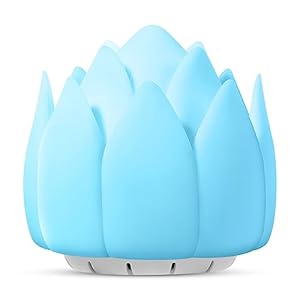 Meditation Gifts ‘Breathing Lotus’, NDLT Mindfulness Gifts Guided Breathing Trainer 2 Breathing Modes 2 Lighting Modes Cold Light&Warm Light 6 Different Tunes, Stress Relief Gifts Therapy Tools
