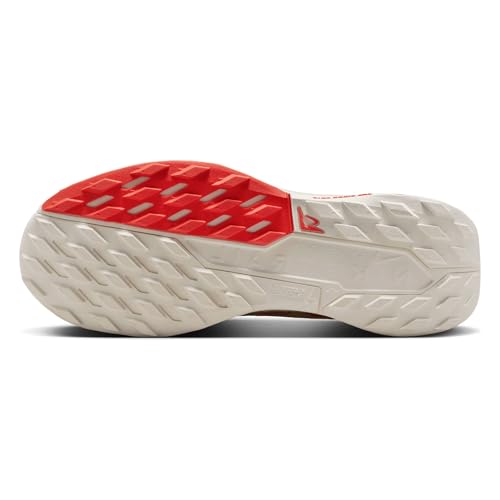 Nike Pegasus Trail 5 Gore-TEX Women's Waterproof Trail Running Shoes (FQ0912-100, Sail/Picante Red/Light Orewood Brown) Size 8