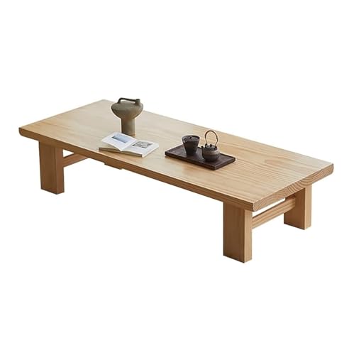 Table Basse en Bois Massif de Style Japonais Table de Loisirs Premium Basse - 2