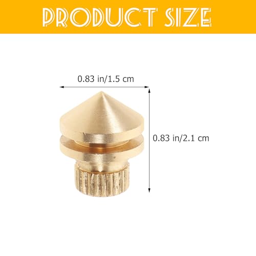 Soporte elegante Zerodeko de cobre dorado para desacoplar altavoces 2