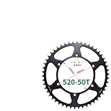 Motorcycle Sprocket Gear Wheel 520 50T 13T Front Rear Compatible with KLX450R 2008-2021 KX450 KX 450 KX450F(Front 13T)