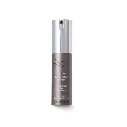 Sarah Chapman Skinesis Anti-Ageing Eye Recovery Cream Treatment, 15ml – Reduces Dark Circles & Puffy Eyes, Promotes Collagen, Smooths Fine Lines, with Vitamins A & C
