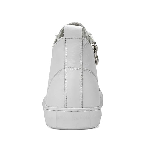 JiuQing Men's Fashion Dress Sneaker High Top Lace-Up Oxfords Side Zipper Casual4