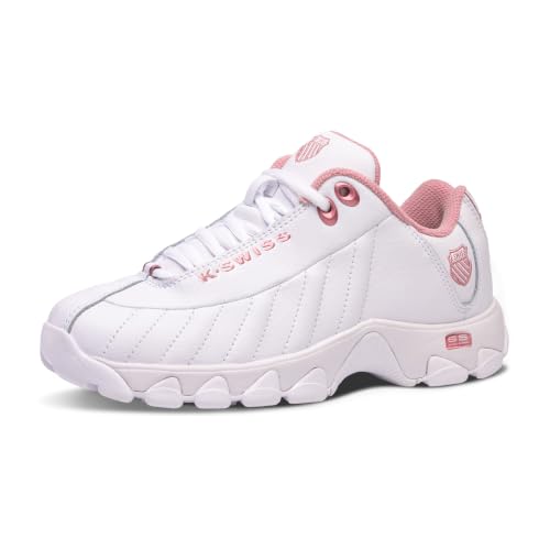 Image of K-Swiss Women's ST329 CMF Sneaker, Wide Tennis Walking Leather Shoes