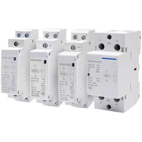 Contacteur AC 63A NCH8 idéal pour la recharge de véhicule électrique 400V à la maison