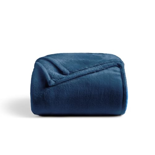 Cosy House Collection 1500 Series Fleece Blanket Navy