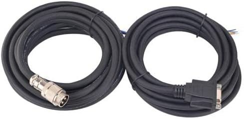 4.7m(185") AWG18 Motor and Encoder Extension Cable Kit for Nema 34 Closed Loop Stepper Motors