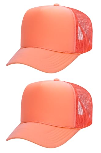 Image of OTTO Polyester Foam Front 5 Panel High Crown Mesh Back Trucker Hats in 97, Bulk, Wholesale