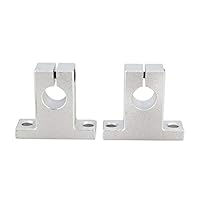 Keenso 2 Stücke SK12 12mm Linearführung Wellenunterstützung Führungsstütze Vertikale Optische Wellenhalter für XYZ Tisch CNC