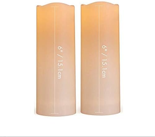 Comenzar flameless Candles， Waterproof Candles led Candles Set 2 (H6 xD 2.2")