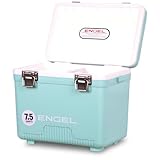 Engel UC7 7.5qt Leak-Proof, Air Tight, Drybox Cooler and Small Hard Shell Lunchbox for Men and Women in Seafoam