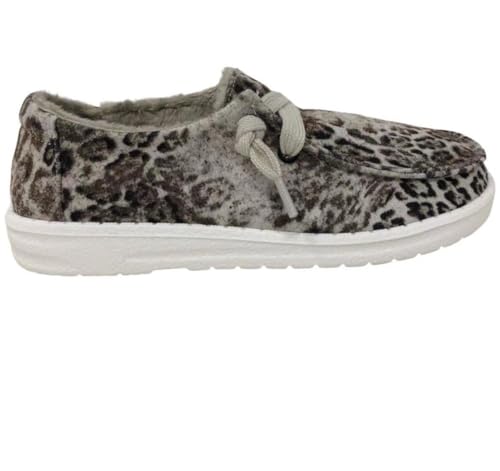 Gypsy Jazz Children's Shoes, Lil Bonny, Leopard Print, Size 2