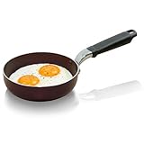 TeChef - 5.5-Inch One Egg Frying Pan, Coated with New Teflon Select/Non-Stick Coating (PFOA Free) / (Aubergine Purple) - Colour Collection (5.5-Inch)