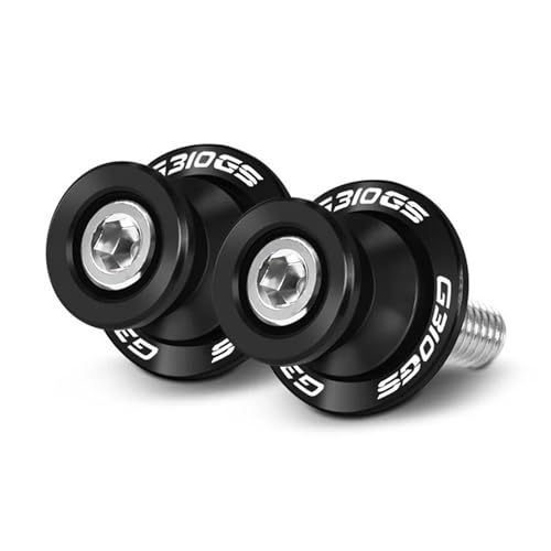 Motorrad Zubehör Schwinge Spulen Slider Bolzen 8 MM Ständer Schrauben Für BMW G310R G310GS 2017-2024(G310GS Black)