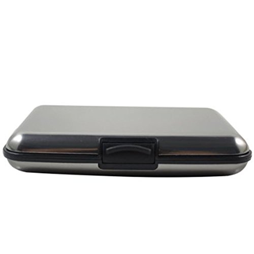 Hosaire Tarjetero Cartera Monedero Aleacion de Aluminio para Mujer/Hombres