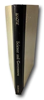 Rare SCIENCE AND GOVERNMENT ~ C.P. Snow 1961 Hardcover