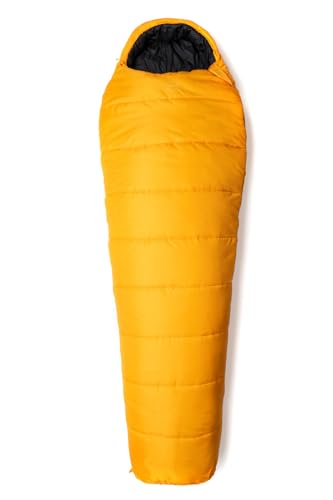 Snugpak 98150 Basecamp Sleeper Expedition Schlafsack, Bernsteingelb, Left Side Zip