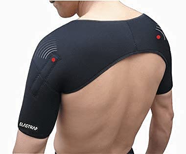 elastrap Protection Epaule Epauliere Tennis - Maintien et Soutien Sport - Neoprene - Souple et léger - NEUF - Taille au choix (XS-S, M-L, XL-XXL) (L)