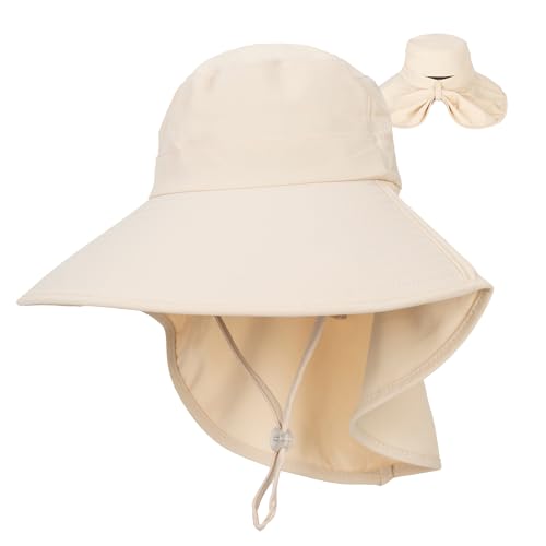 Sombrero de mujer con protección UV y ala ancha