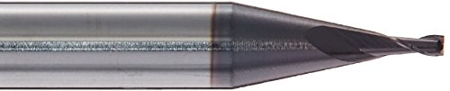 Image of Kodiak Cutting Tools KODIAK132449 USA Made Solid Carbide End Mill, Coated, 2 Flute, 1 /8 inch Shank, 1 /16 inch Length of Cut, 1-1 /2 inch Overall Length, 1 /32 inch Diameter